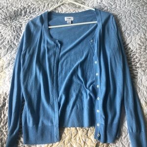 Blue Cardigan